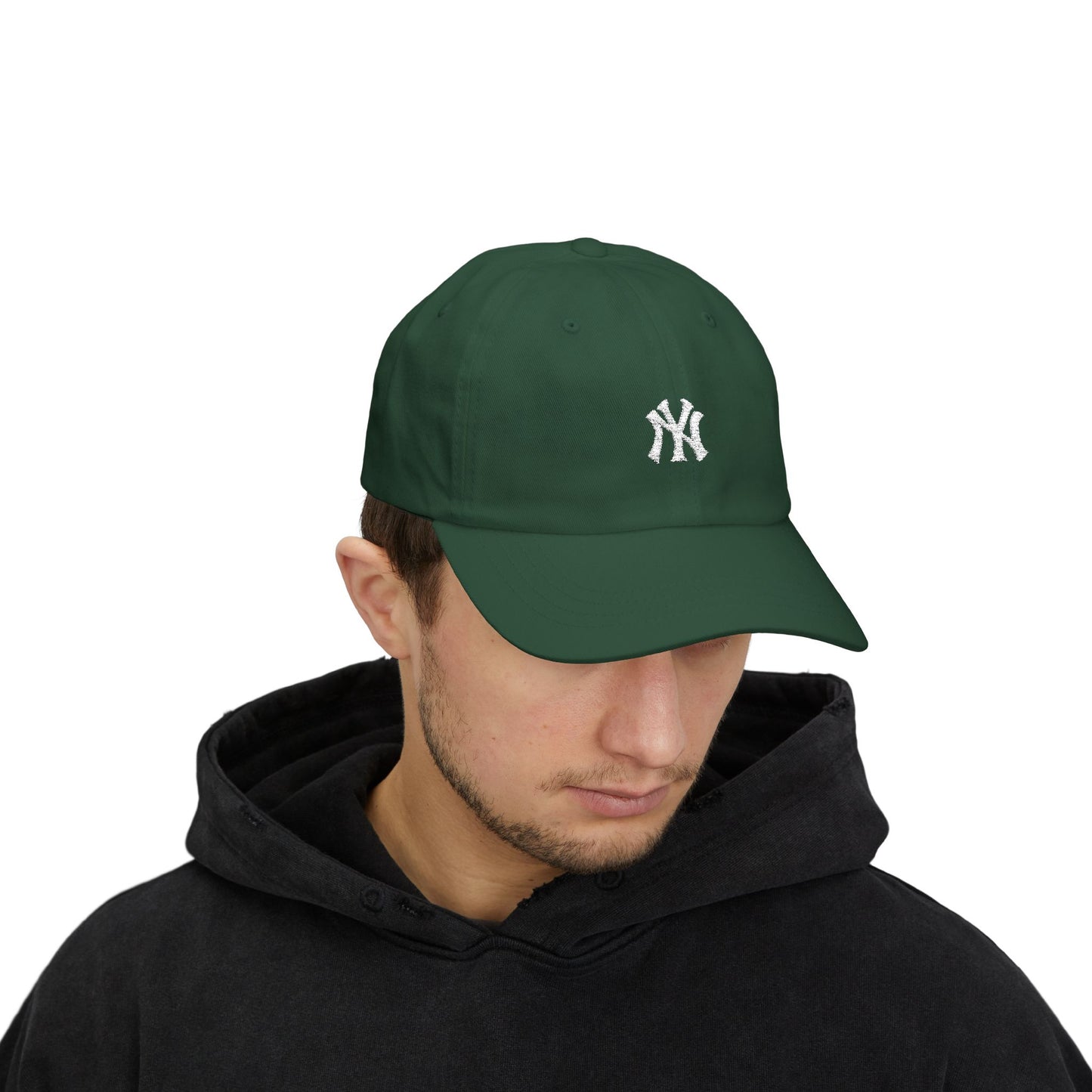 Classic Dad Cap - Stylish White Baseball Hat for Casual Outings