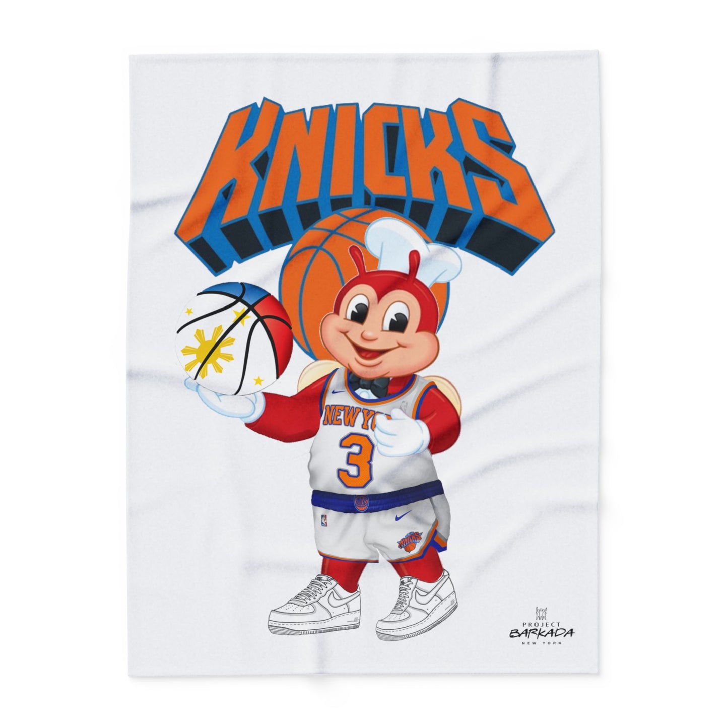 Limited Knicks Jolobear Fleece Blanket