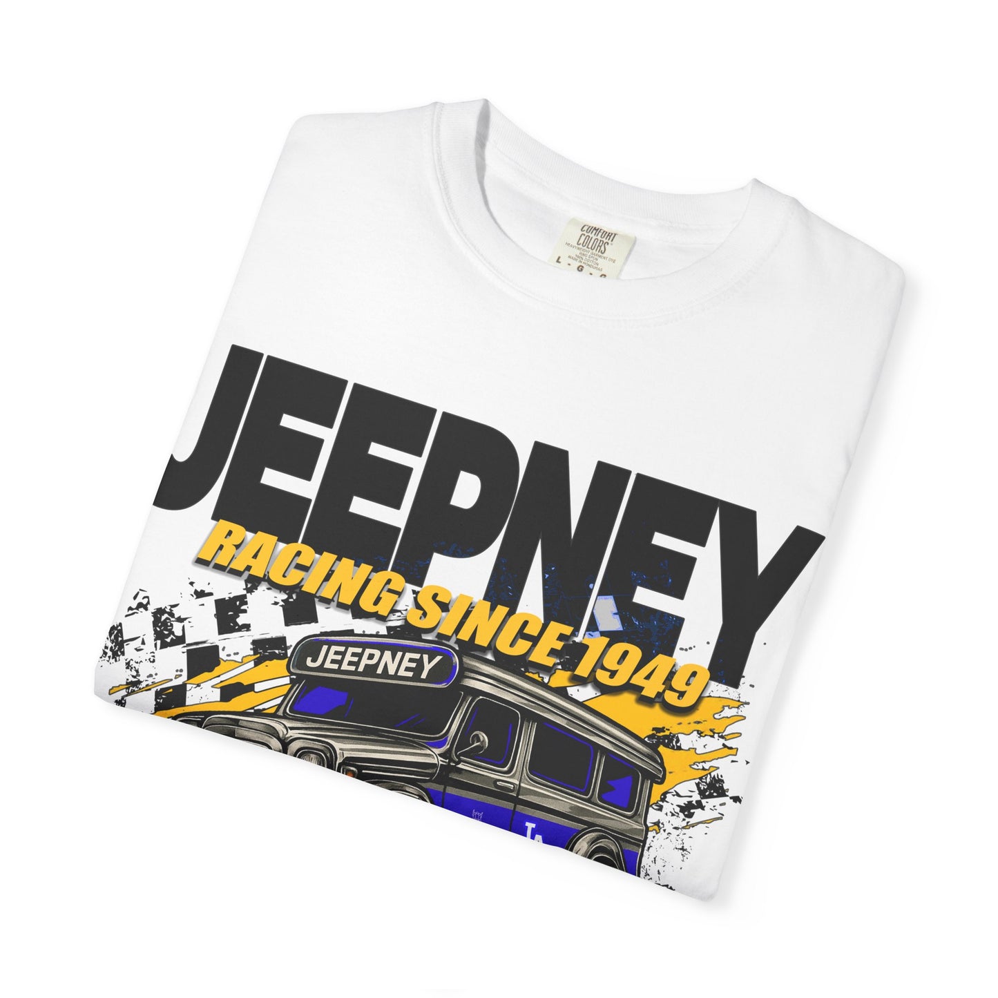 Vintage Jeepney Racing T-Shirt - Retro Car Enthusiast Shirt