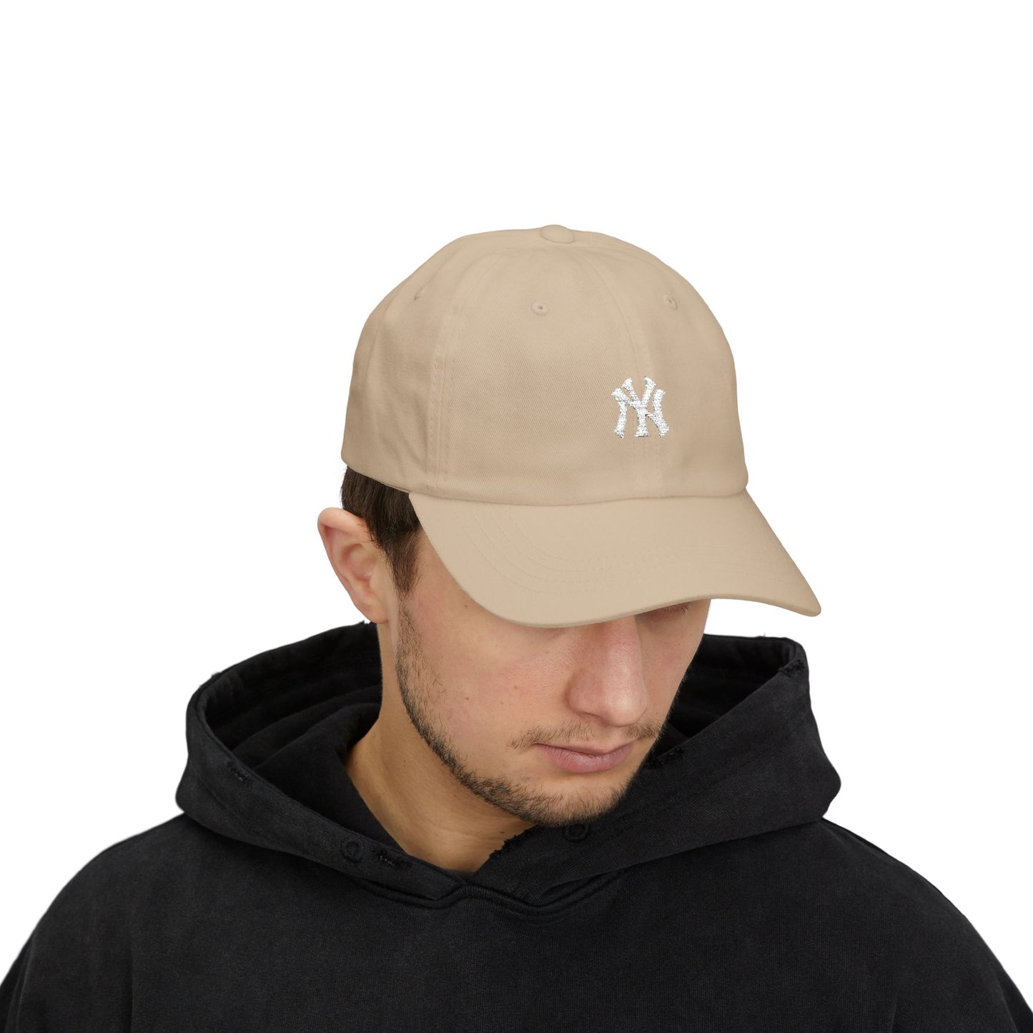 Classic Dad Cap - Stylish White Baseball Hat for Casual Outings