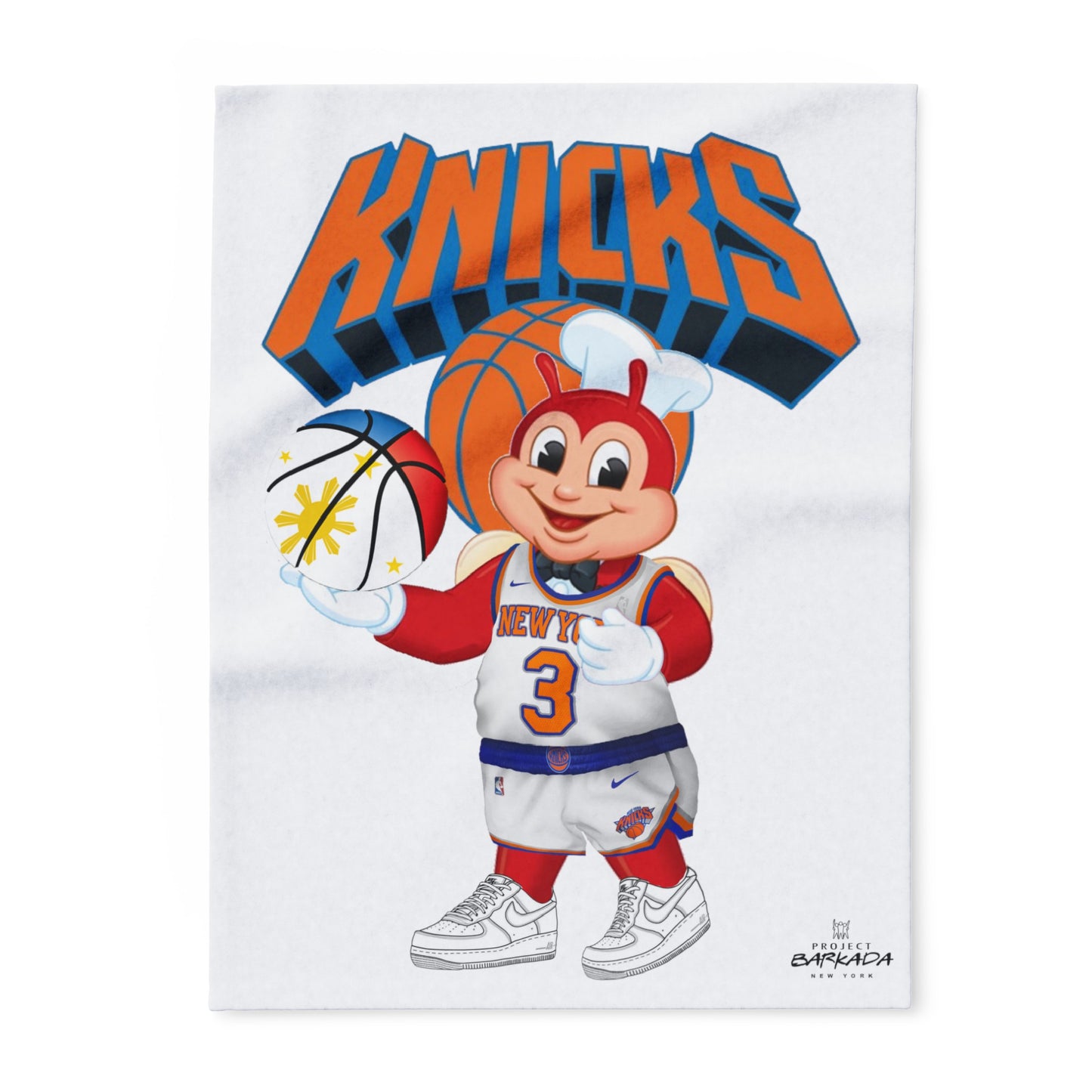 Limited Knicks Jolobear Fleece Blanket