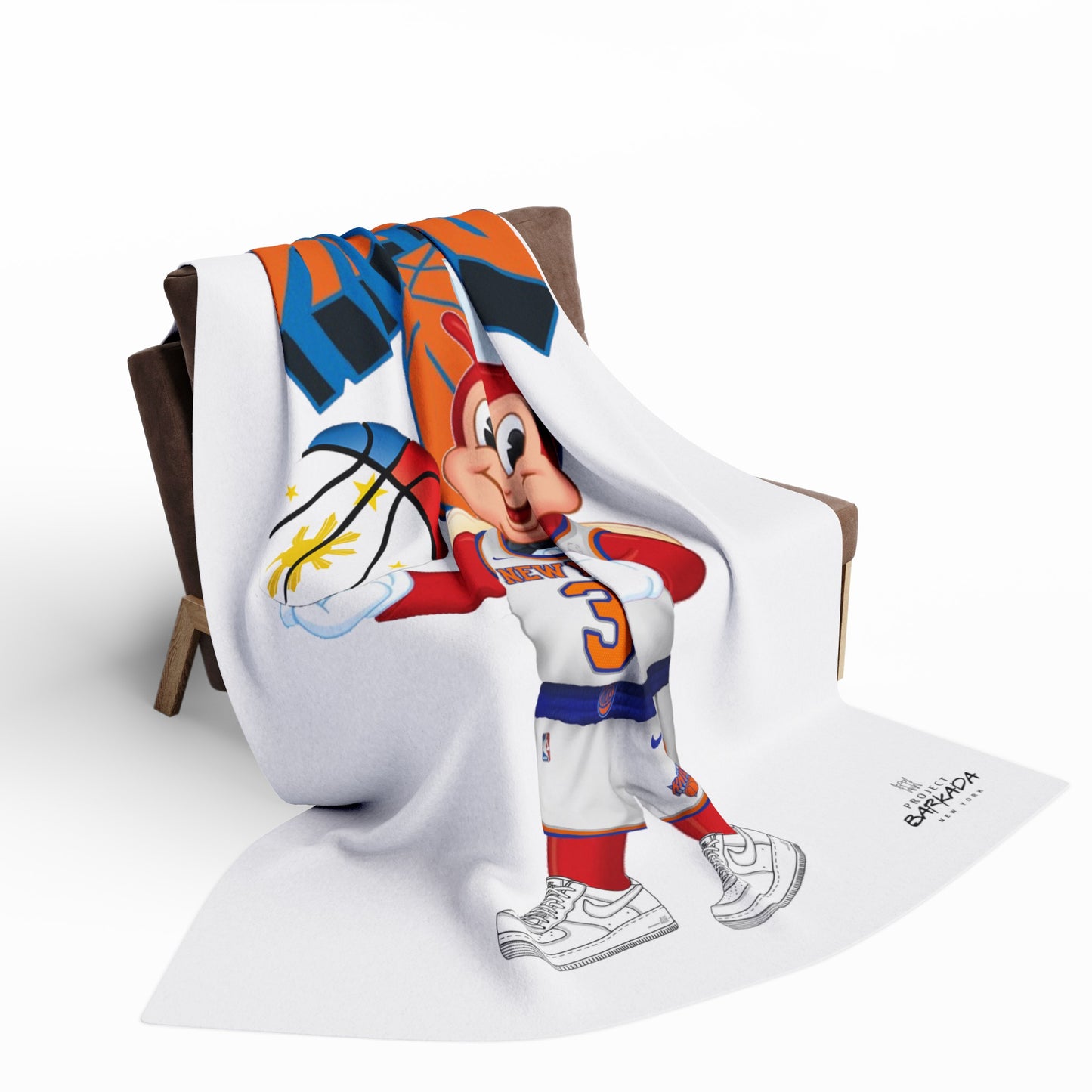 Limited Knicks Jolobear Fleece Blanket