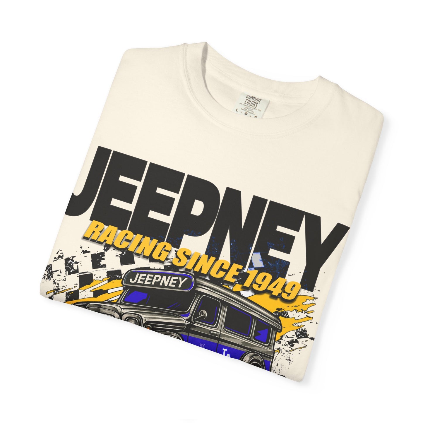 Vintage Jeepney Racing T-Shirt - Retro Car Enthusiast Shirt
