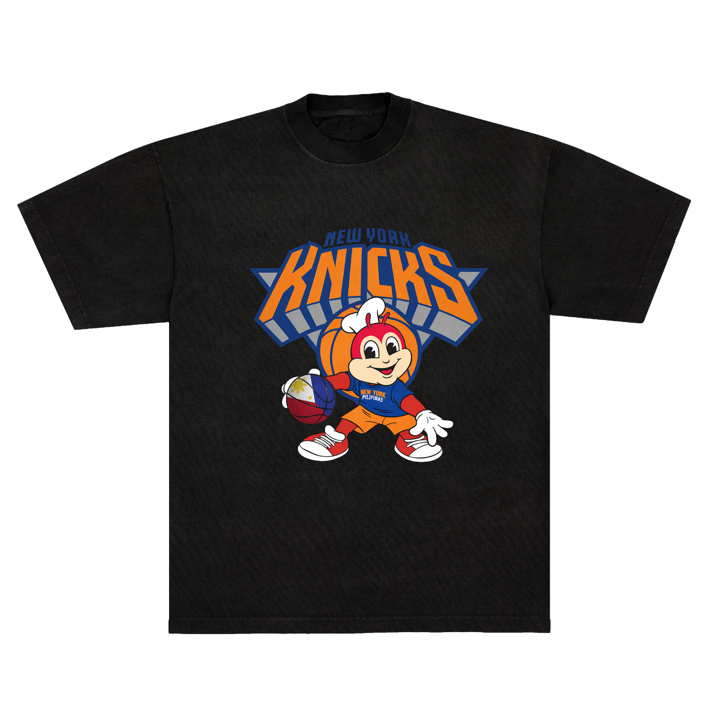 JOLLI CROSSOVER TSHIRT - BLACK