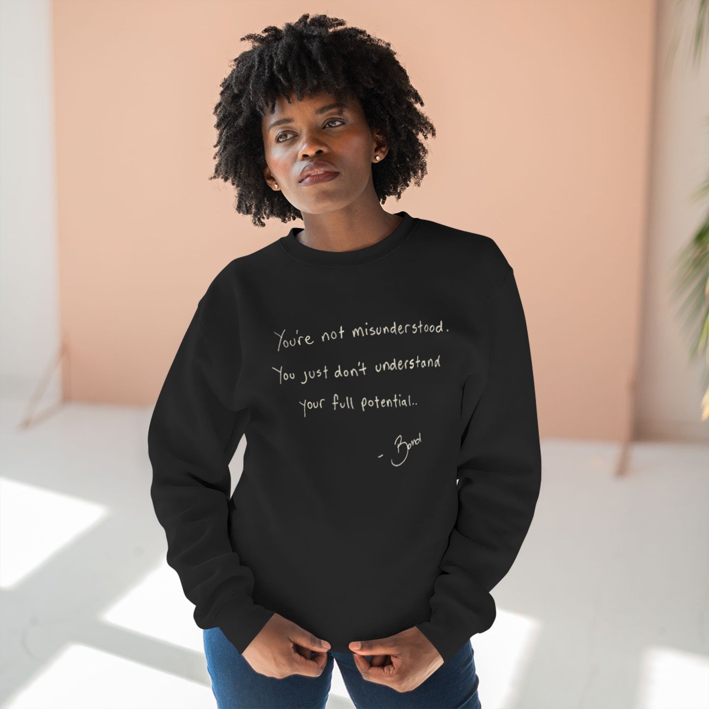 "Misunderstood" Crewneck Sweatshirt — Peter Bond Collection