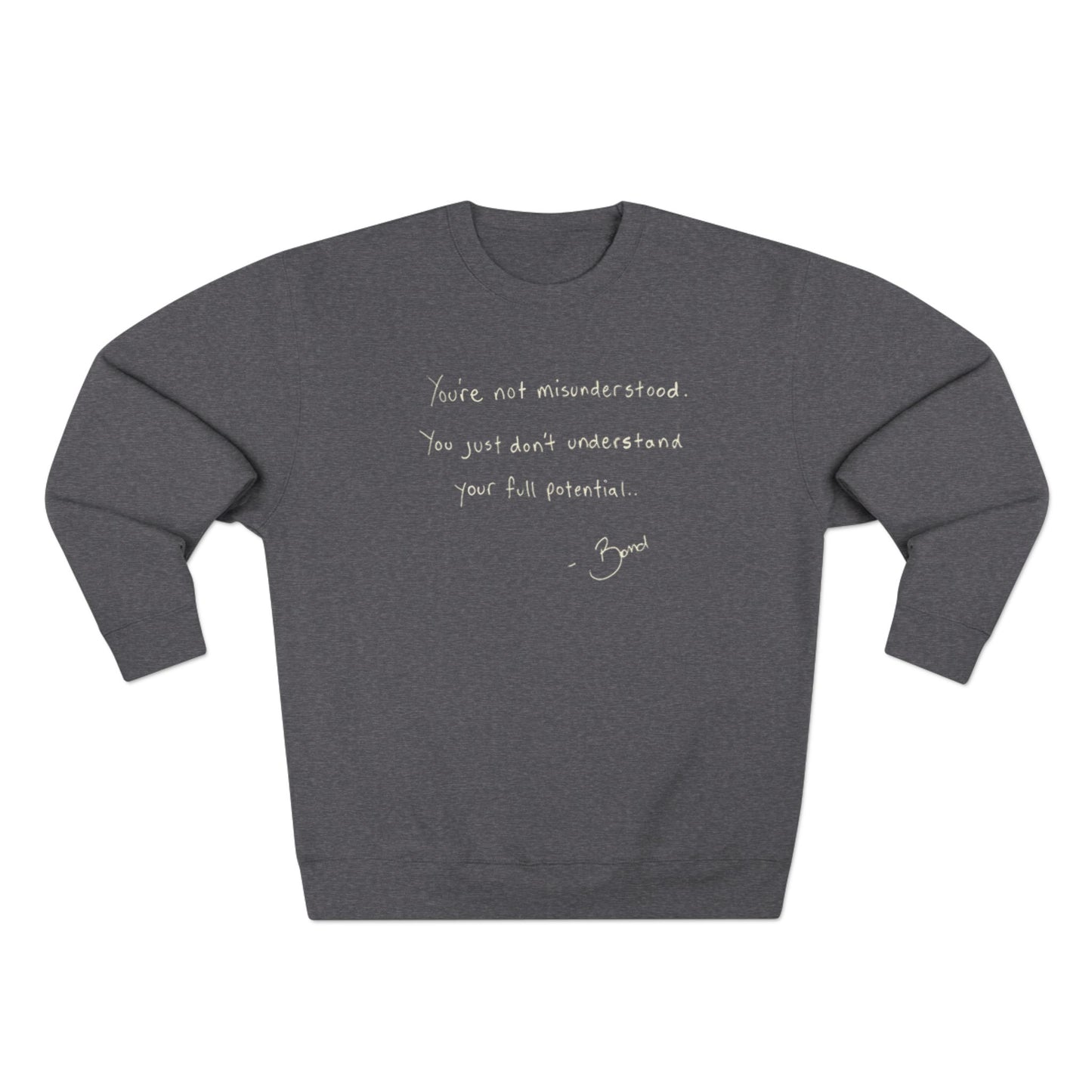 "Misunderstood" Crewneck Sweatshirt — Peter Bond Collection