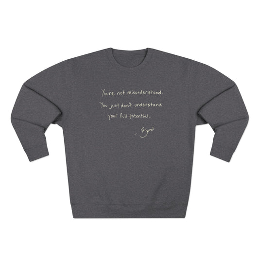 "Misunderstood" Crewneck Sweatshirt — Peter Bond Collection