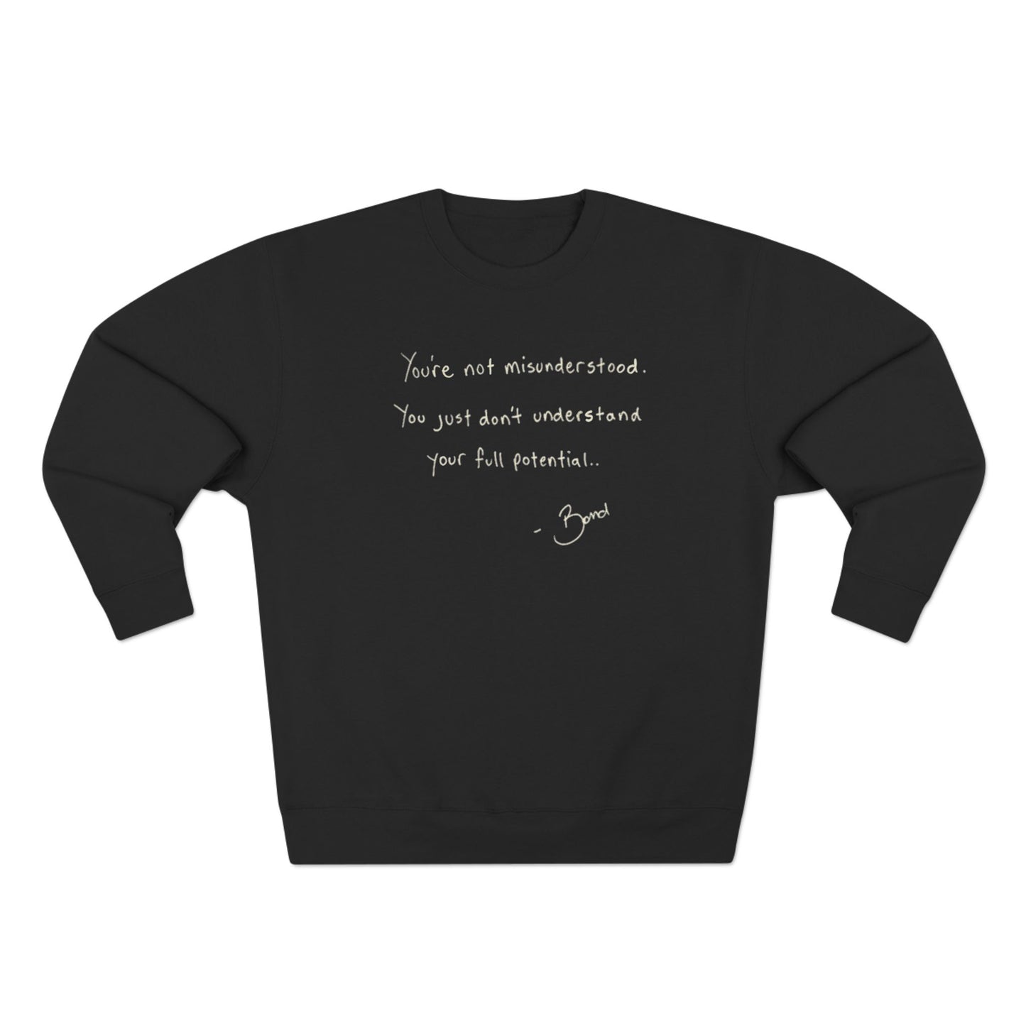 "Misunderstood" Crewneck Sweatshirt — Peter Bond Collection