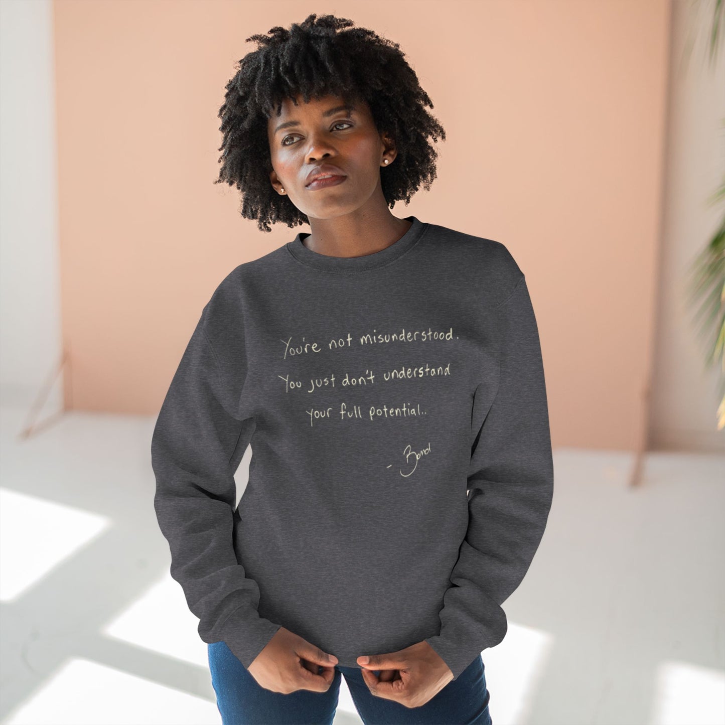 "Misunderstood" Crewneck Sweatshirt — Peter Bond Collection