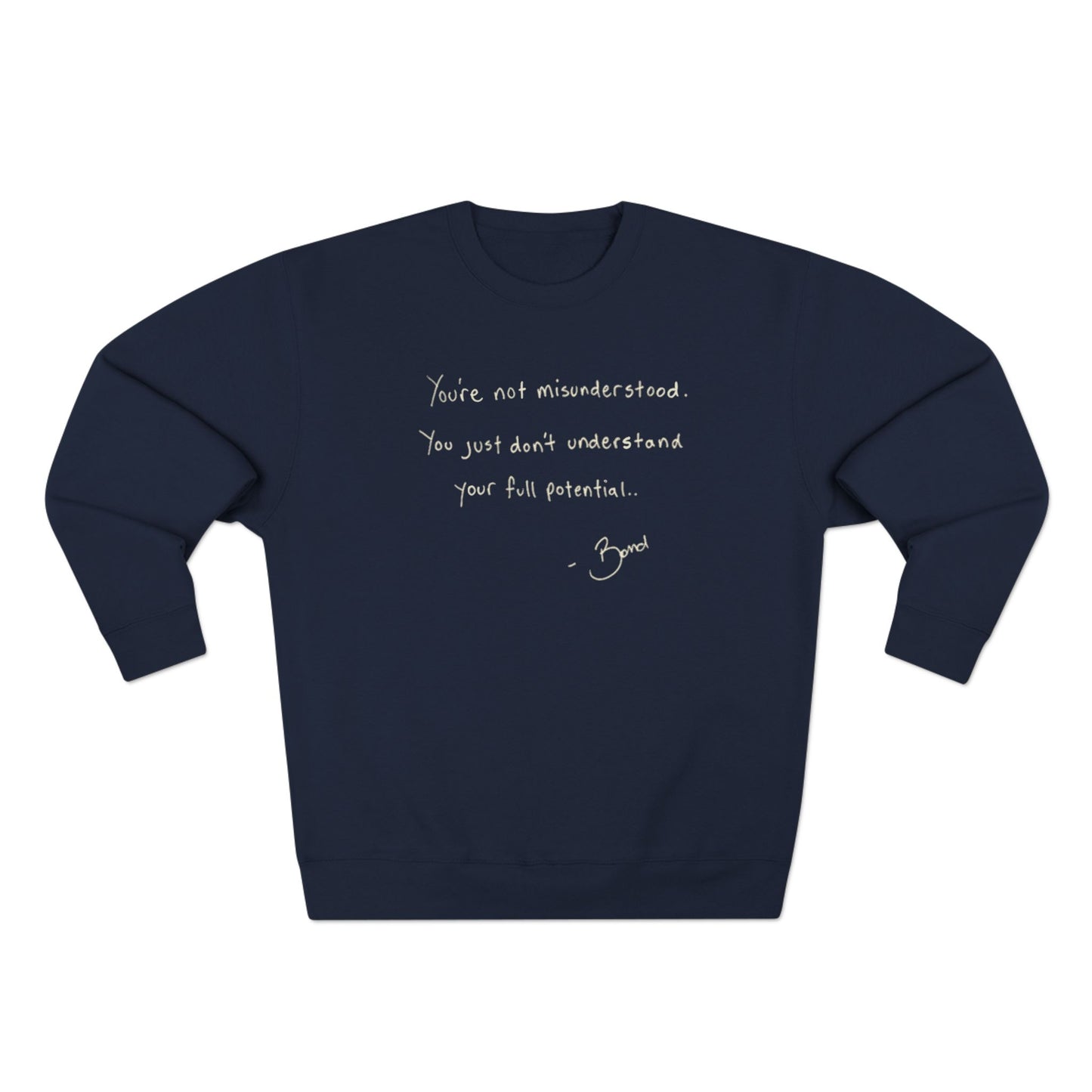 "Misunderstood" Crewneck Sweatshirt — Peter Bond Collection