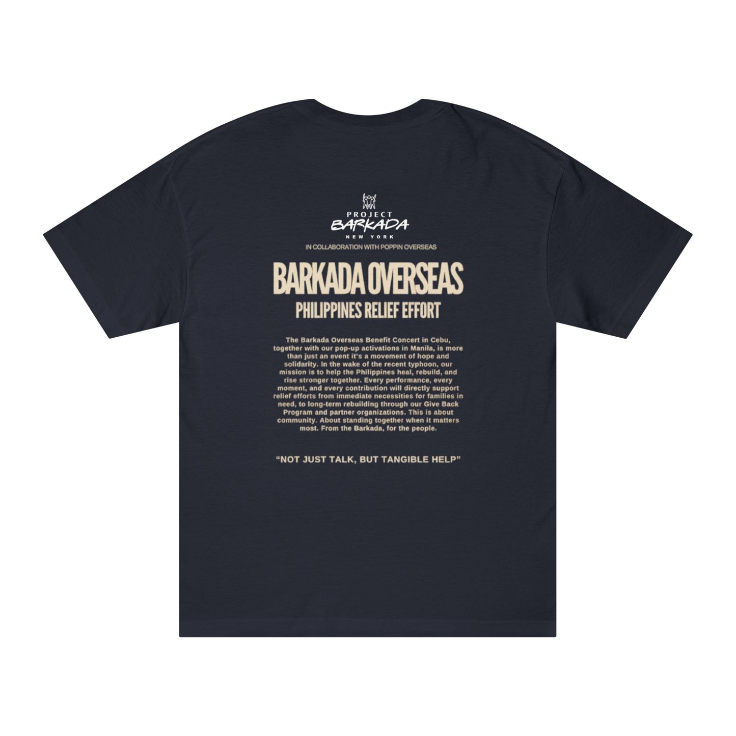 Barkada Overseas Relief Tee — Philippines Relief Effort Fundraiser Shirt