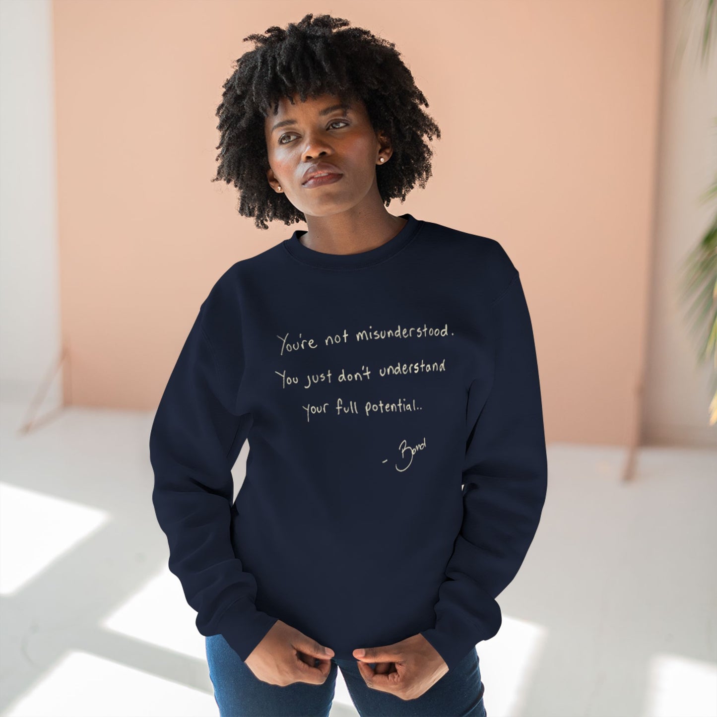 "Misunderstood" Crewneck Sweatshirt — Peter Bond Collection