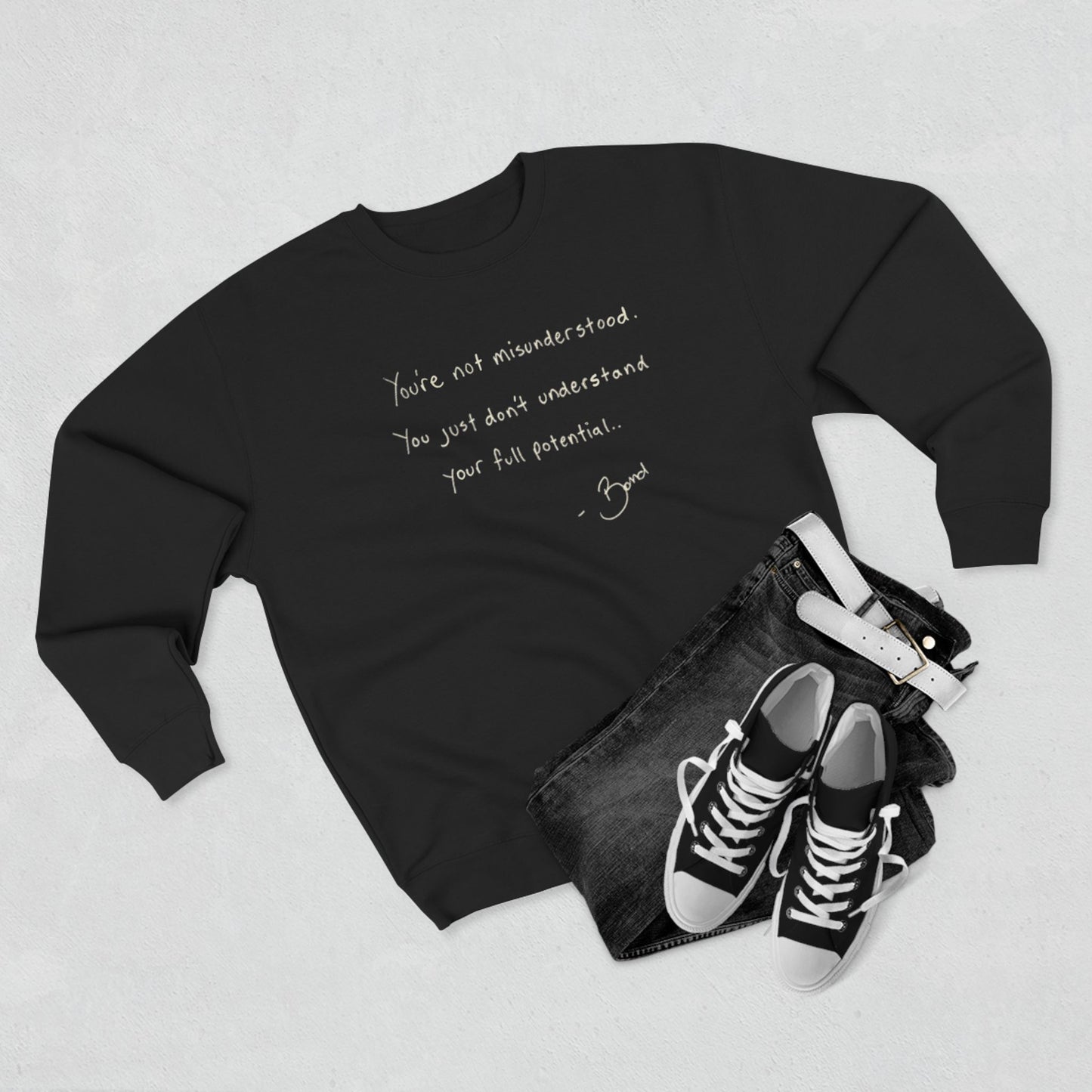 "Misunderstood" Crewneck Sweatshirt — Peter Bond Collection