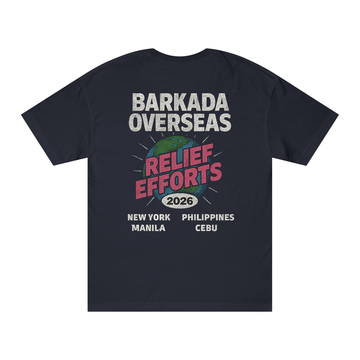 Barkada Overseas Relief Efforts Tee — 2026 Manila Cebu Charity Flight Shirt